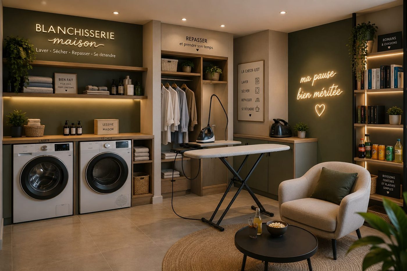 Espace laverie